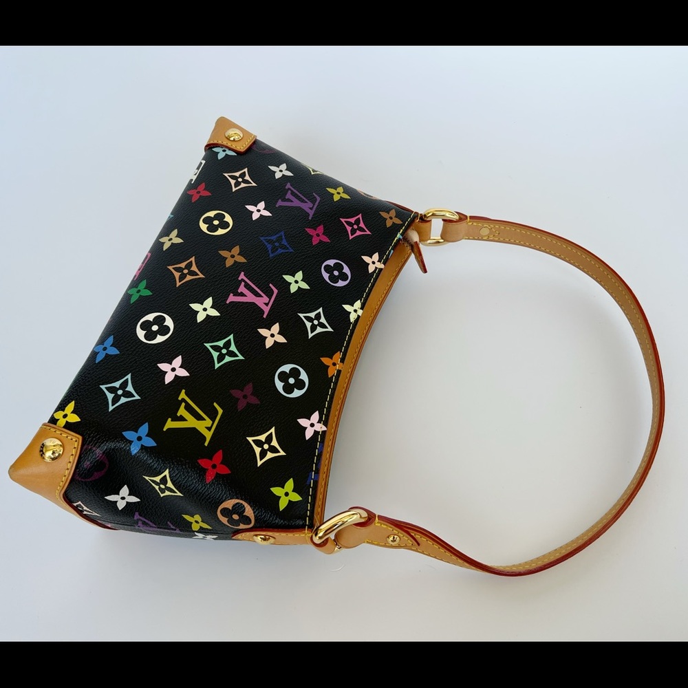 Authentic✅Louis Vuitton Eliza Monogram Multicolor Black Noir M40099 Shoulder Bag - Picture 7 of 11